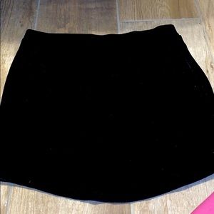 Velvet forever 21 black skirt